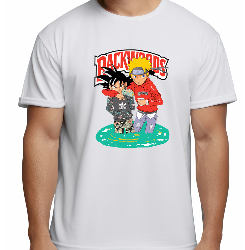 Dragon Ball x Naruto T-shirt
