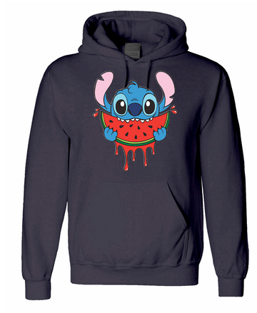 Stitch Eating Watermelon Hoodies