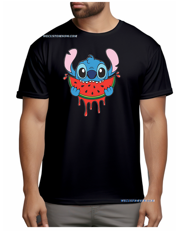Stitch Eating Watermelon
