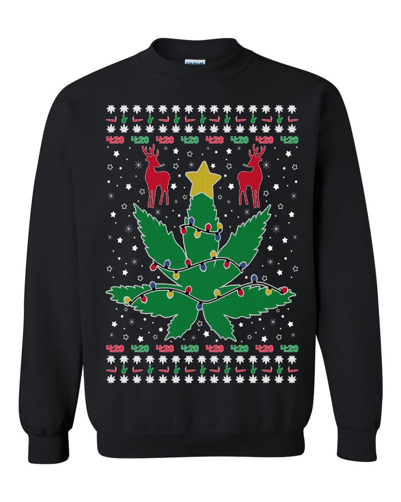 Weed Tree Ugly sweater