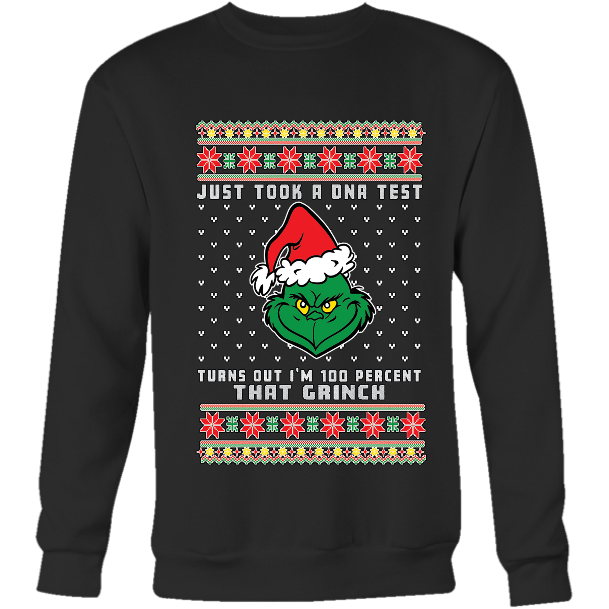 Just took a dna test, turned out i'm 100%that GRINCH UGLY SWEATER